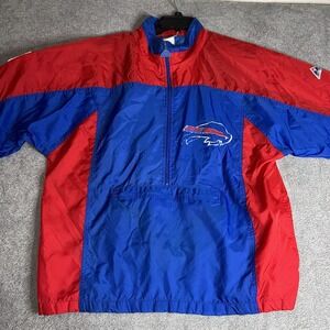 Vintage 90's Buffalo Bills Apex One‎ NFL Proline Windbreaker Jacket XL